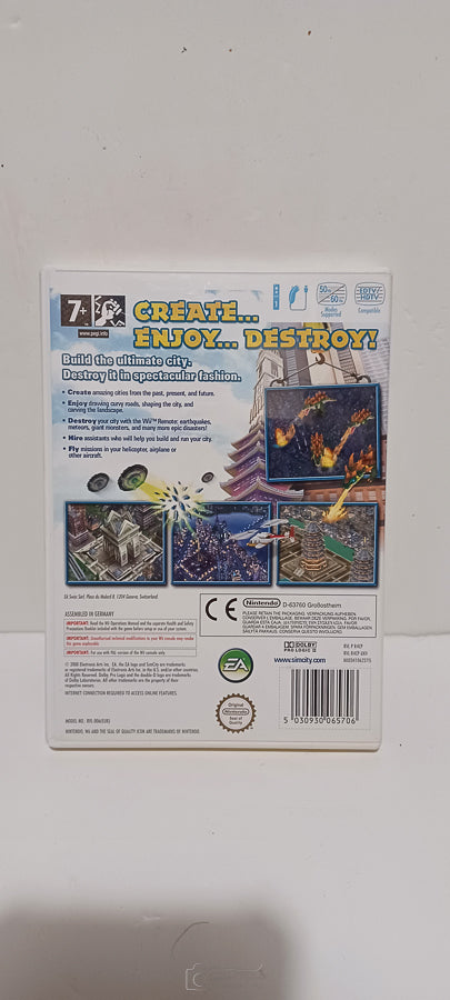 Nintendo Wii | SimCity | SimCity Creator | 2008 | Almost Unused Condition image 3
