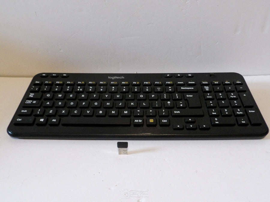 Logitech - Wireless Keyboard K360 - Wireless - Rf - Glossy Black - Usb - With Reciever image 0