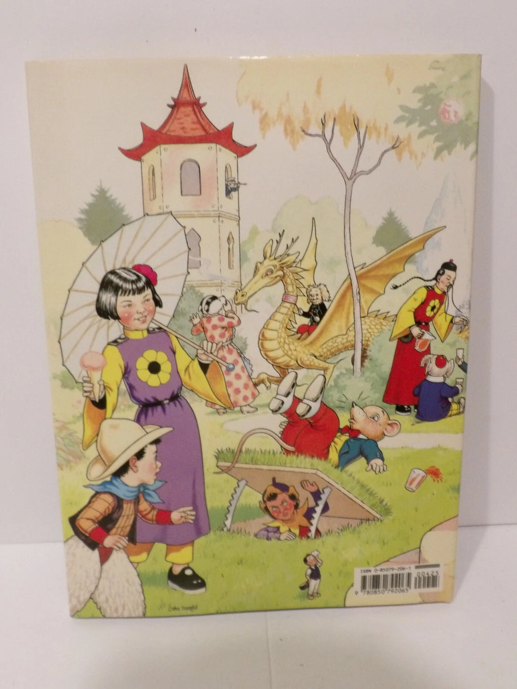 Vintage Rupert The Bear Annual HB Book No 55 Express Newspapers 1990 & Poster image 2