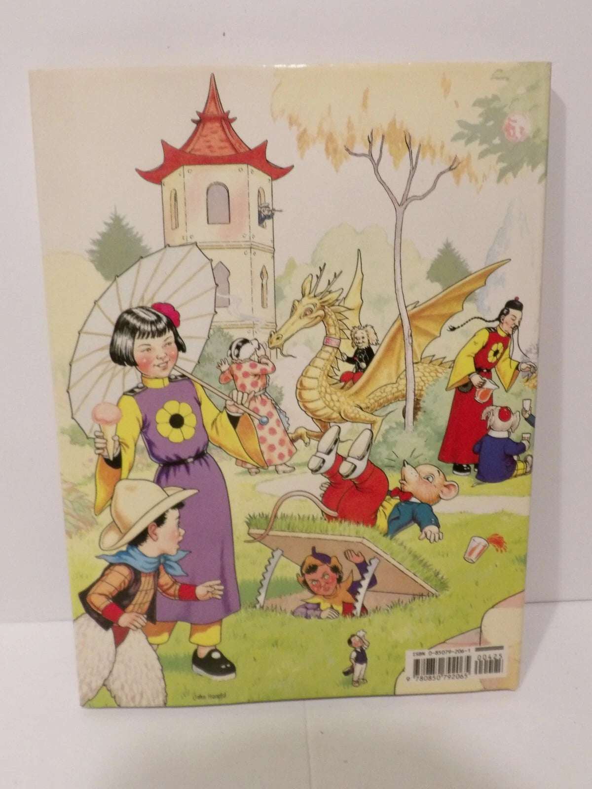 Vintage Rupert The Bear Annual HB Book No 55 Express Newspapers 1990 & Poster image 2