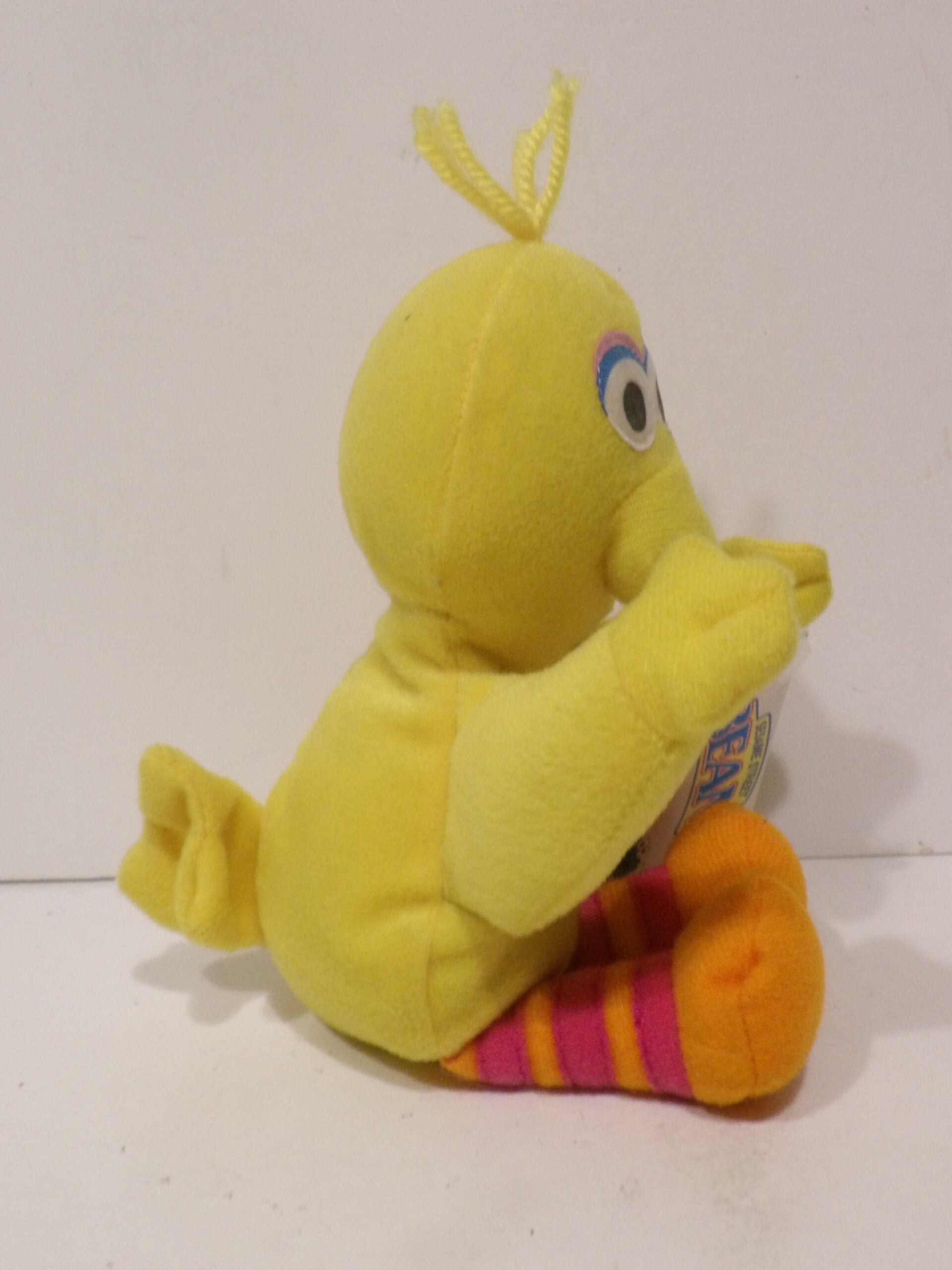 Sesame Street 8” Big Bird Tyco Vintage 1997 Collectible Plush Bean Bag Toy image 4