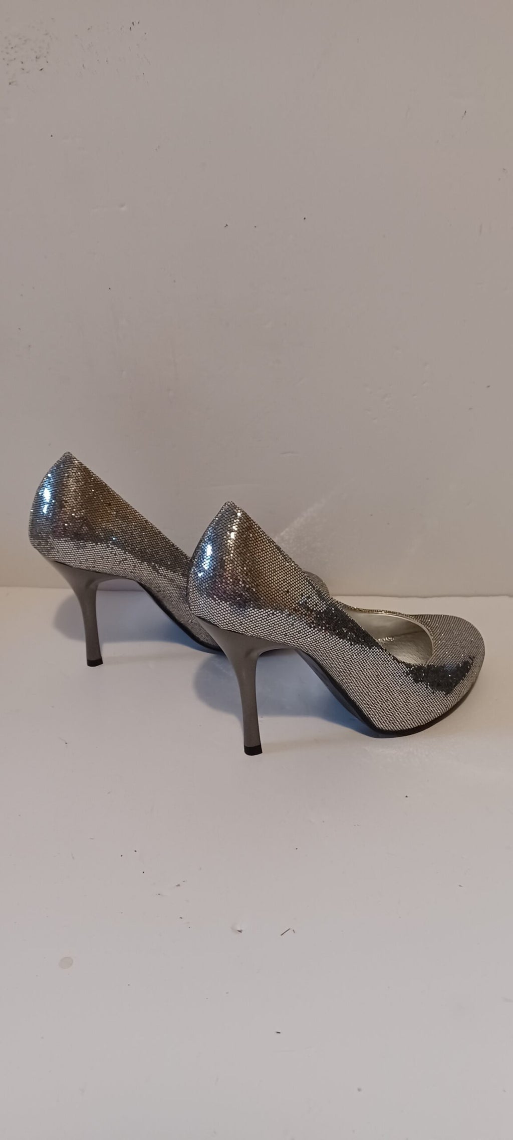 Xti - Zapato - Glitter - Silver - Heels - Brand New image 3