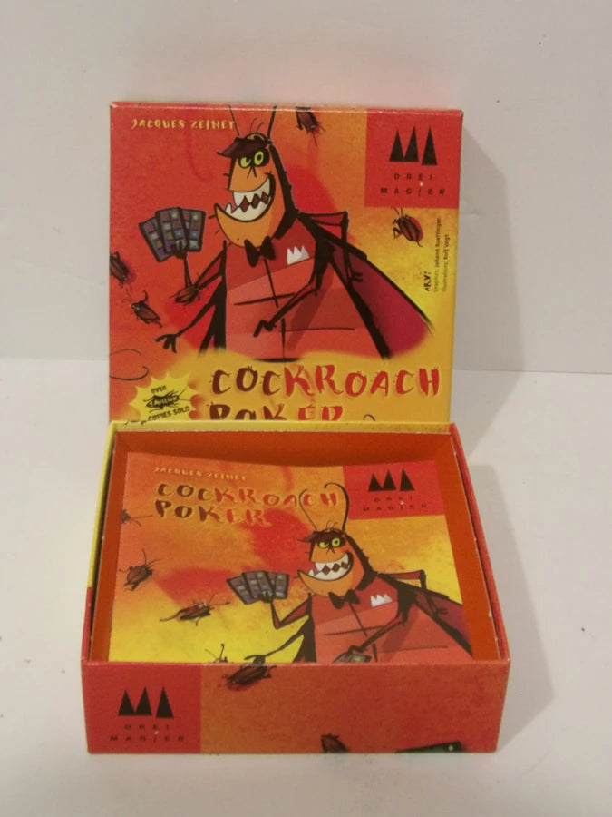Schmidt - Cockroach Poker - Bluffing Poker Card Game - Ages 8+ - 2-6 Players - 15 Minutes Playing - Great Condition image 2