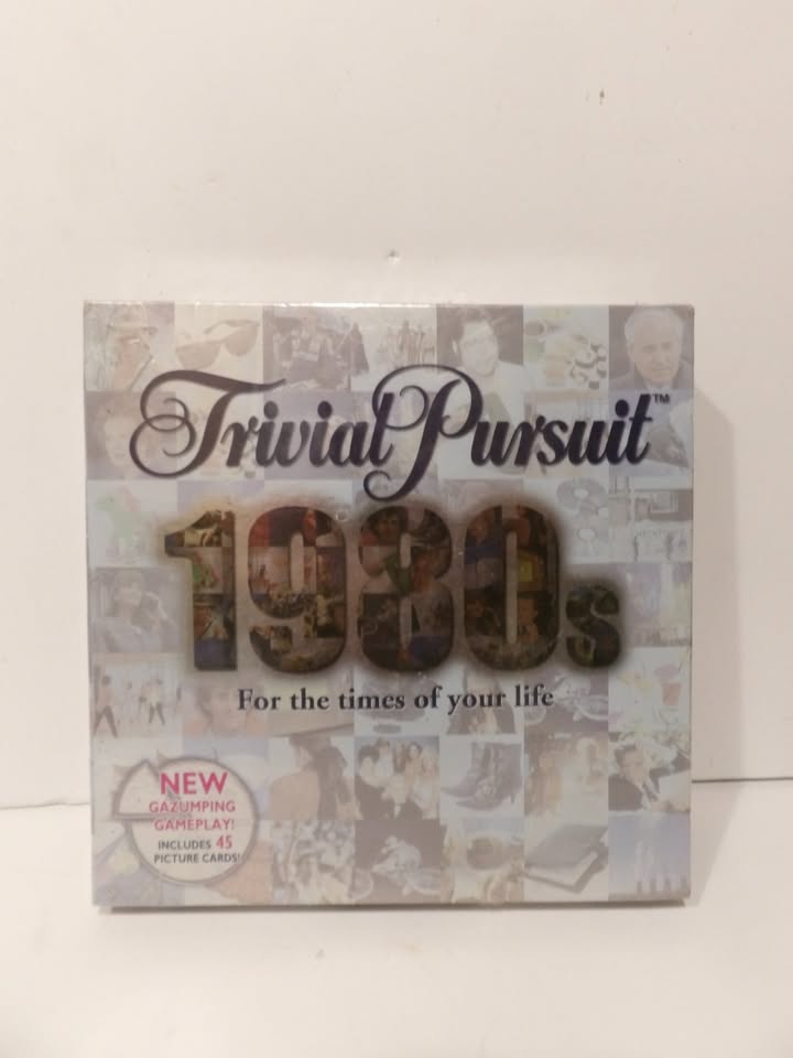 Trivial Pursuit, 1980s, 1800 Questions & Answers, Board Game, Factory Sealed, In Box image 0