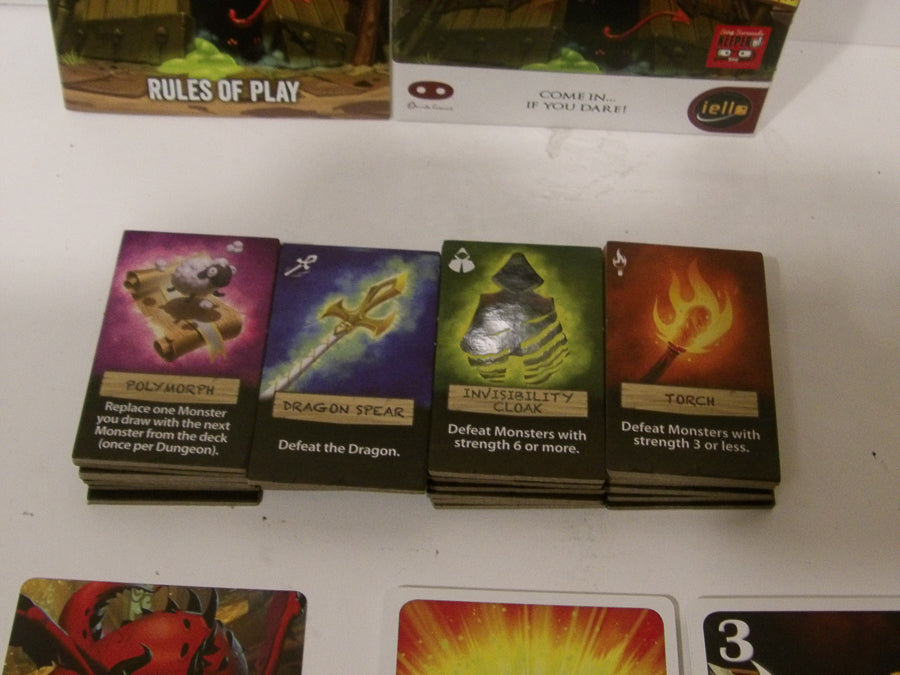 iello | Welcome to the Dungeon | Board Game | Ages 10+ | 2 to 4 Players | 30 mins Minutes Playing Time | Opened Box | Like New image 2