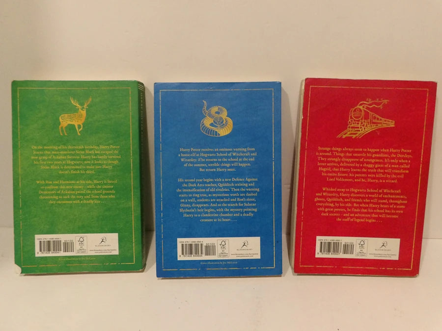 J.K. Rowling - Harry Potter - 3 Book Box Set - Volumes 1,2 and 3 - 2013 - Great Condition image 5