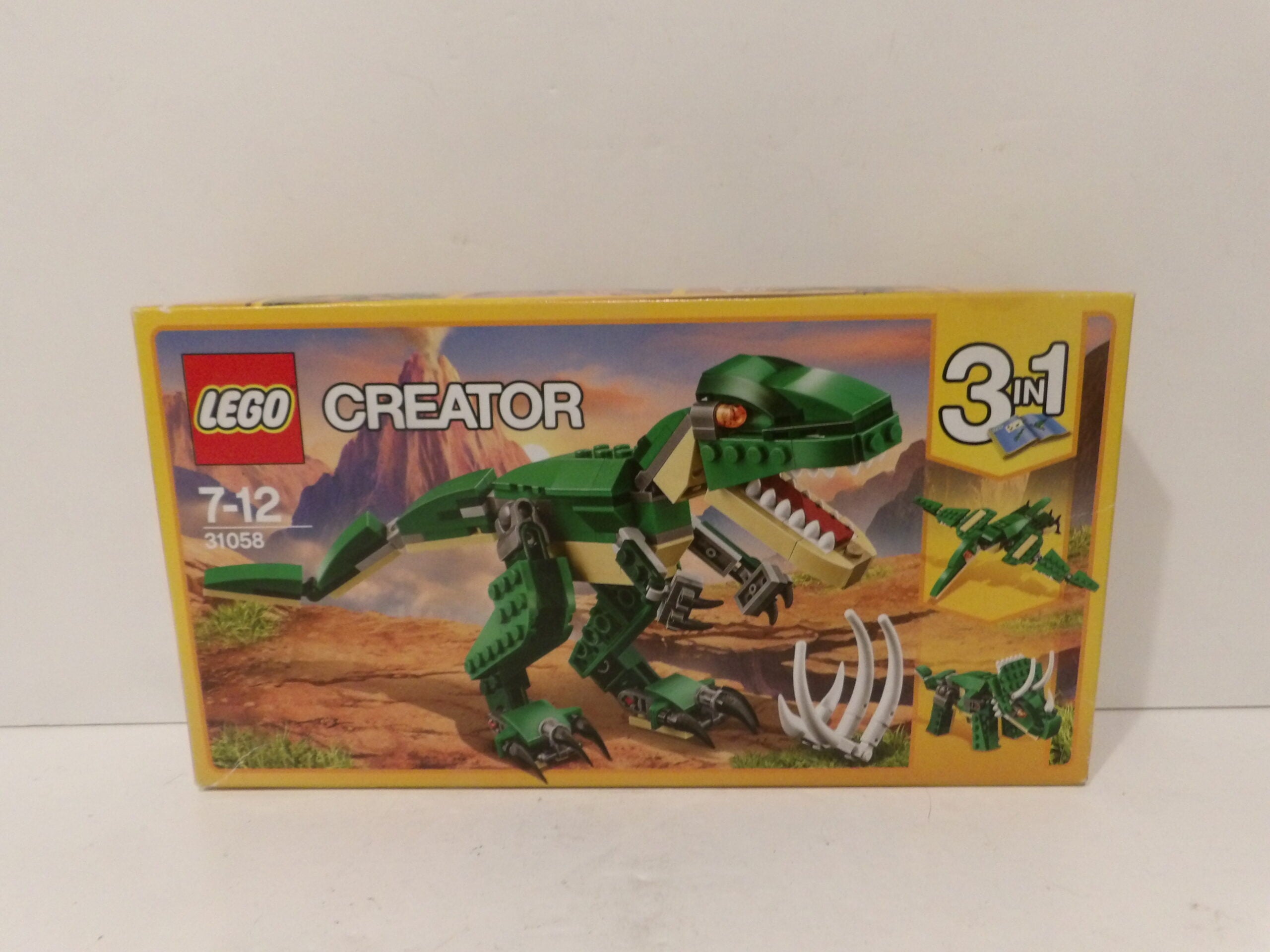LEGO CREATOR: Mighty Dinosaurs 31058 - T. rex, Triceratops, Pterodactyl, Brand New Sealed image 0