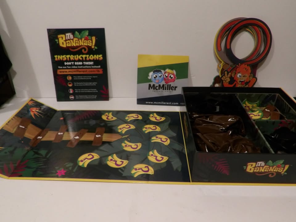 McMiller Entertainment It's Bananas! The Monkey Tail Game - Great Condition image 4