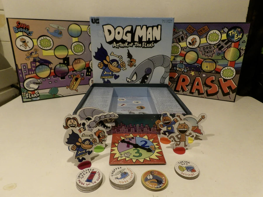 University Games - Dog Man - Attack of the Fleas - Board Game - For 2-6 Players - Great Condition (Copy) image 0