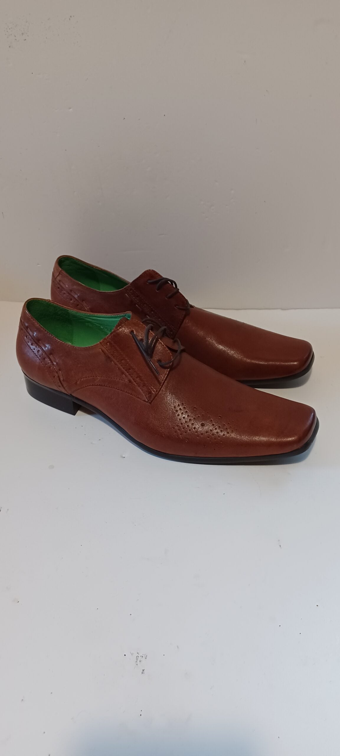 Front - Romford - Mens Shoes - Tan - Brand New - 12/46, Tan image