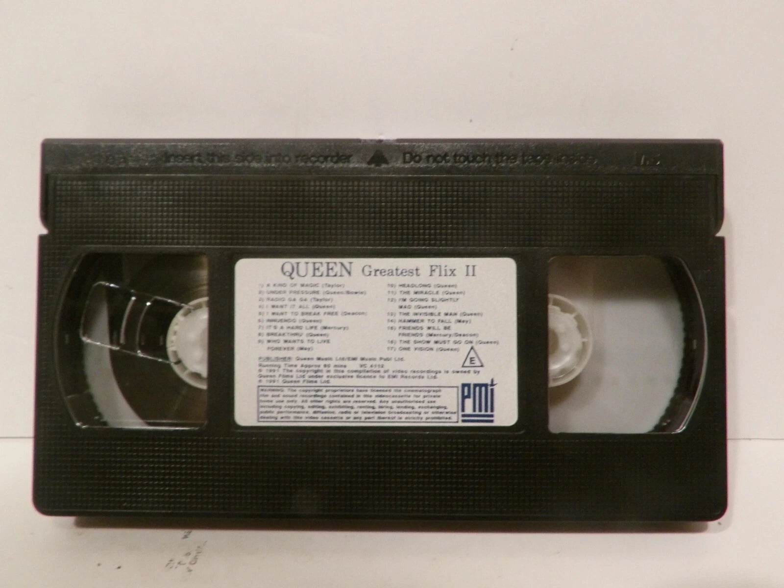 Queen Greatest Flix II 2 VHS Video Cassette & Booklets, Fanclub image 1