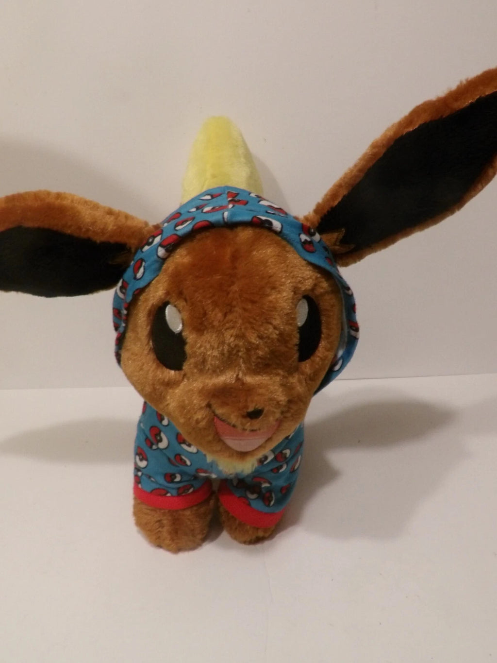 Build Build A Bear (BAB) Pokemon Eevee Soft Plush Toy & Outfit Good Stored Condition image 0