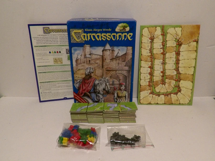 Z-man Games - Carcassonne - First Edition - Inc The River - Great Condition image 1