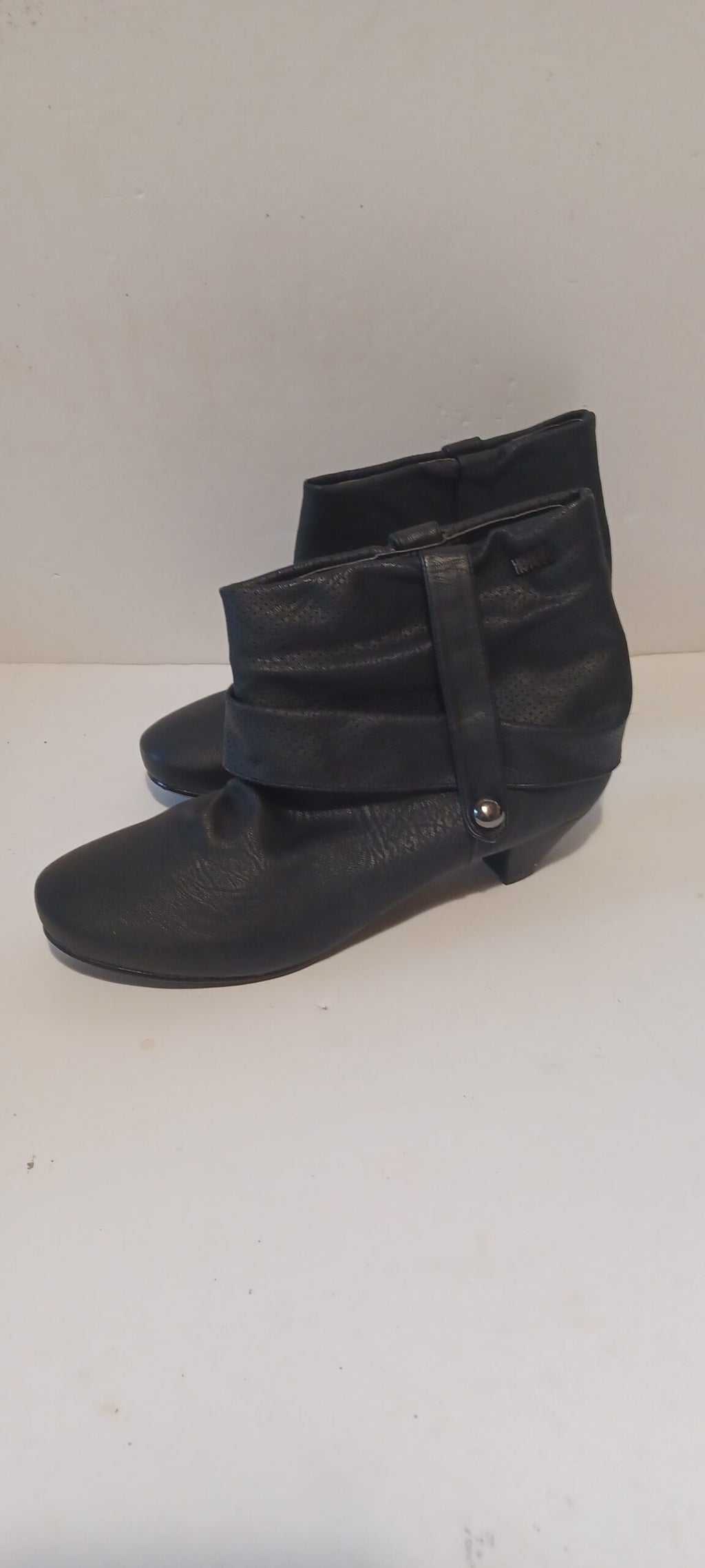 Hoyvoy - Botin - Ankle Boot - Ankle Buckle - Black - Brand New image 3