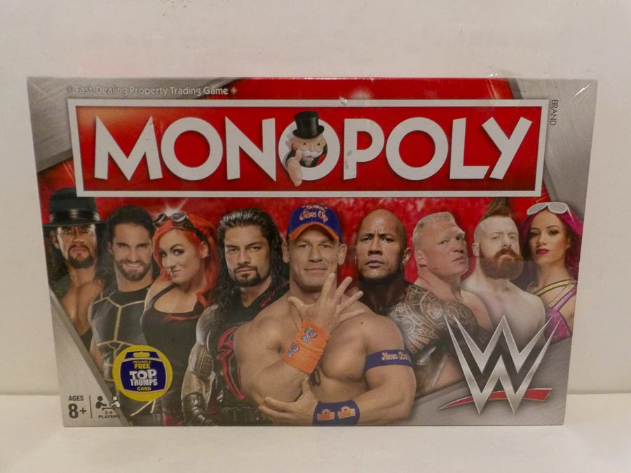 Monopoly - WWE - Limited Edition Trumps Cards Winning Moves - Factory Sealed image 0