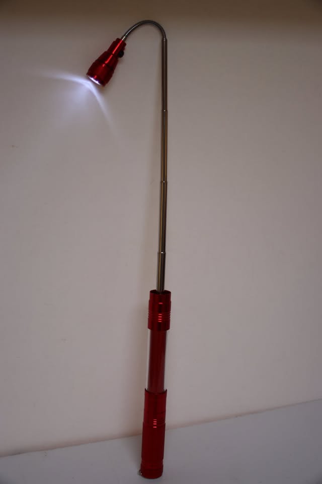 Portable Magnetic Flashlight with Flexible Neck – 175-582mm Extendable LED Light image 5