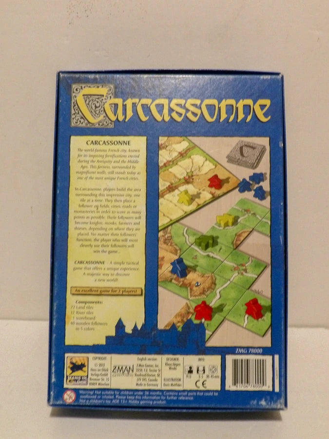 Z-man Games - Carcassonne - First Edition - Inc The River - Great Condition image 6