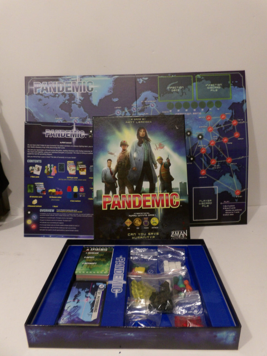 Pandemic 2013 Board Game 2nd Edition With Characters - Great Unused Condition image 5