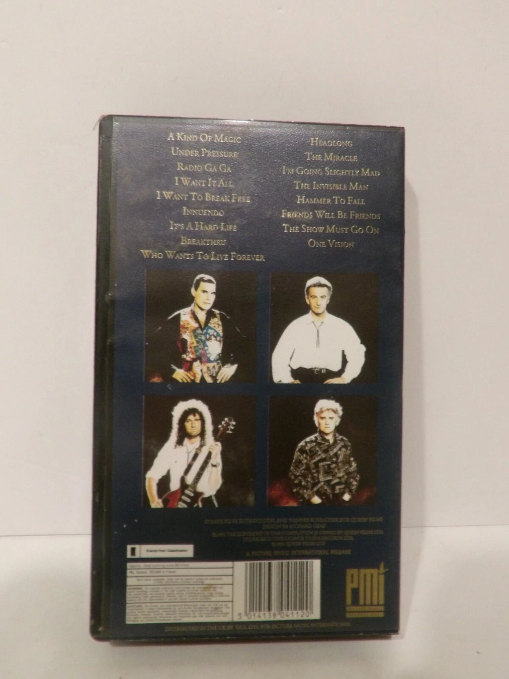 Queen Greatest Flix II 2 VHS Video Cassette & Booklets, Fanclub image 2