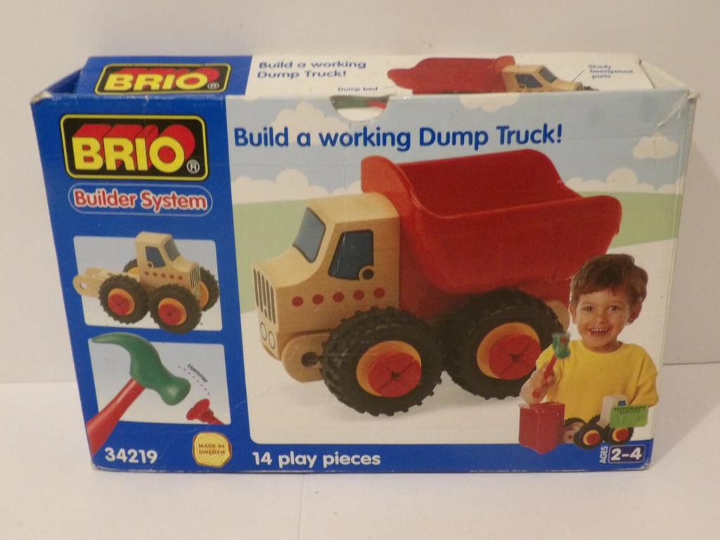 Vintage BRIO Builder System Dump Truck 34219 1998 & Loads More Parts image 3