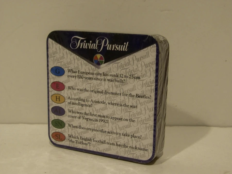 Paladone - Trivial Pursuit - Question Card Coasters - 20 Drink Coasters With Questions - 120 Trivia Questions & Answers - 6 Classic Trivial Pursuit Categories - Party Drink Games - Contents Sealed image 1