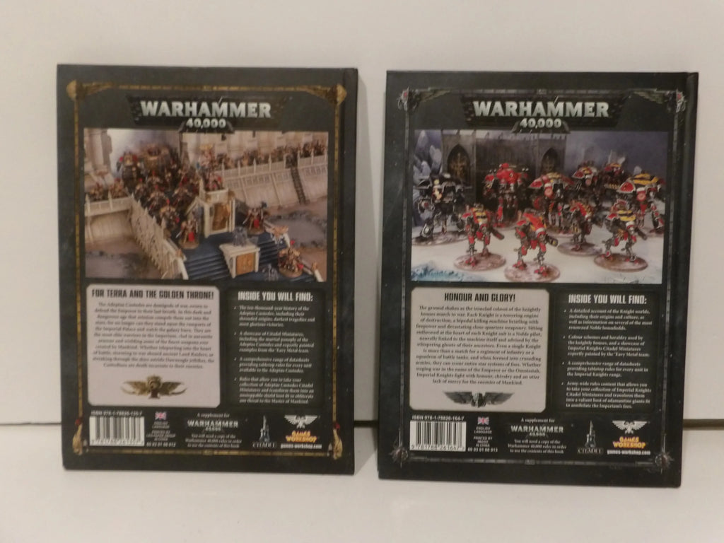 Warhammer - Codex: Dark Angels - Space Wolves - Adeptus Custodes - Imperial Knights - Pullout - 40K - Games Workshop - As New Condition image 3