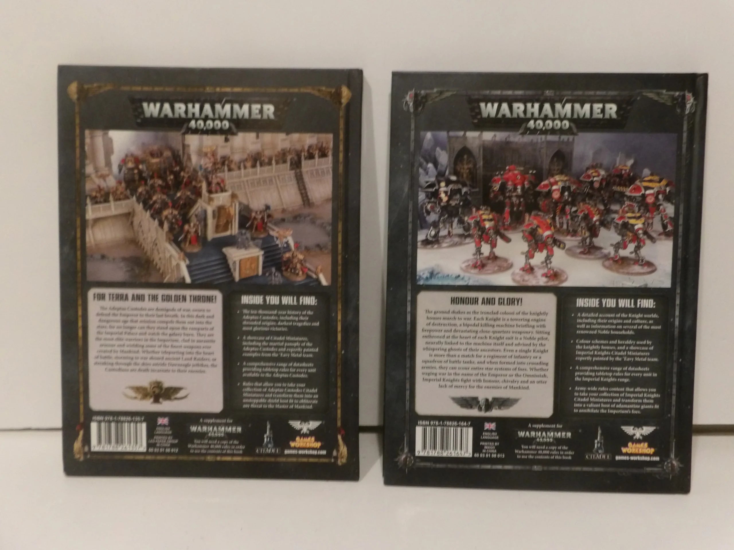 Warhammer - Codex: Dark Angels - Space Wolves - Adeptus Custodes - Imperial Knights - Pullout - 40K - Games Workshop - As New Condition image 3