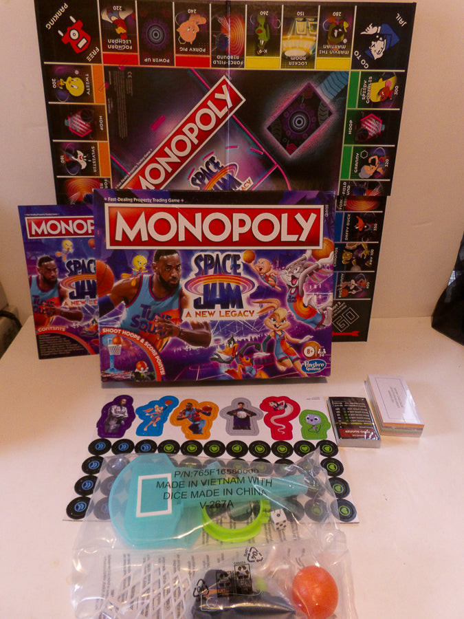 Monopoly - Space Jam - A New Legacy - 2021 - Hasbro - Great Condition image 1