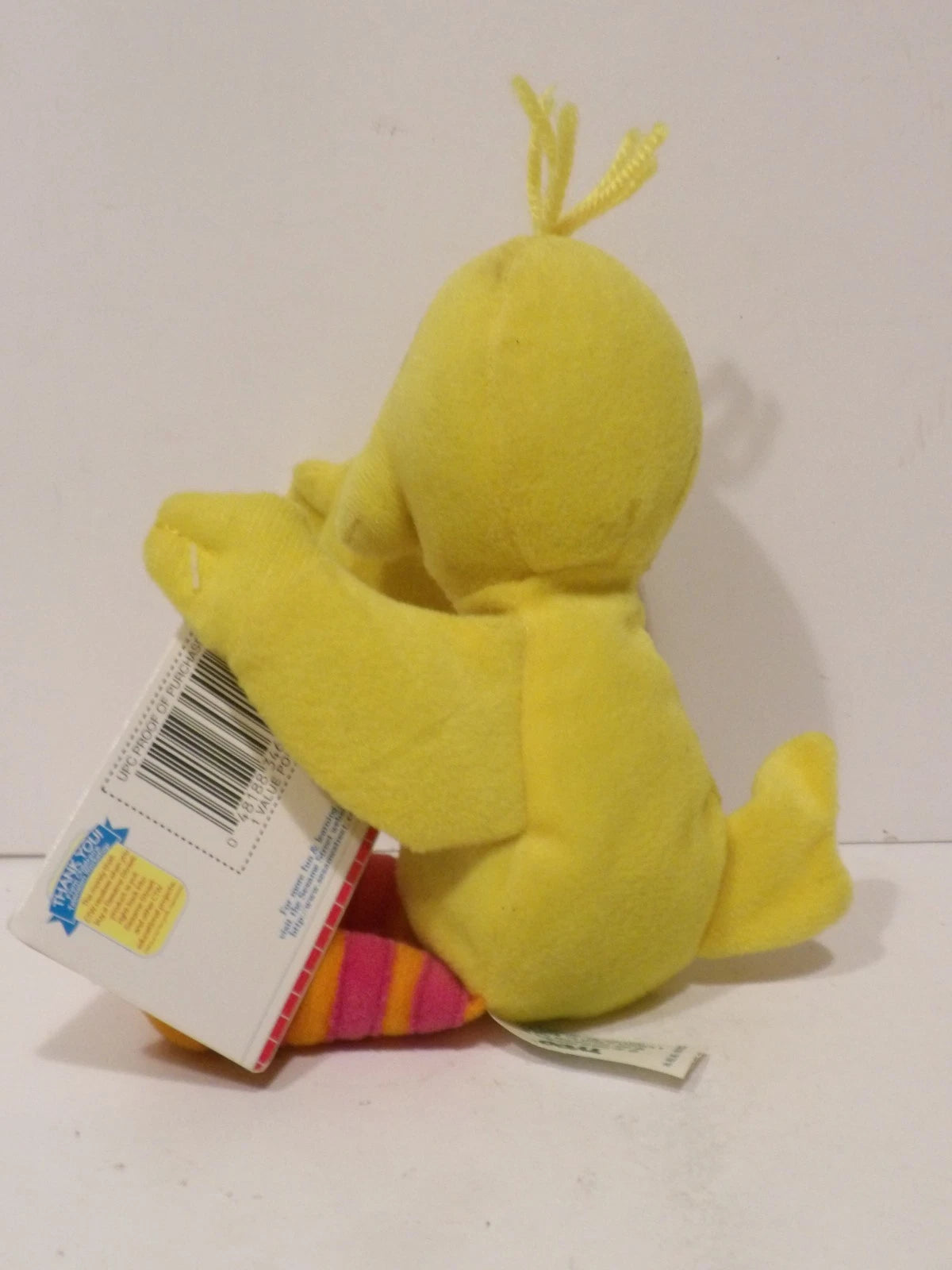 Vintage 1997 Tyco Sesame Street Beans Big Bird Soft Toy Plush Beanie Teddy NWT image 5