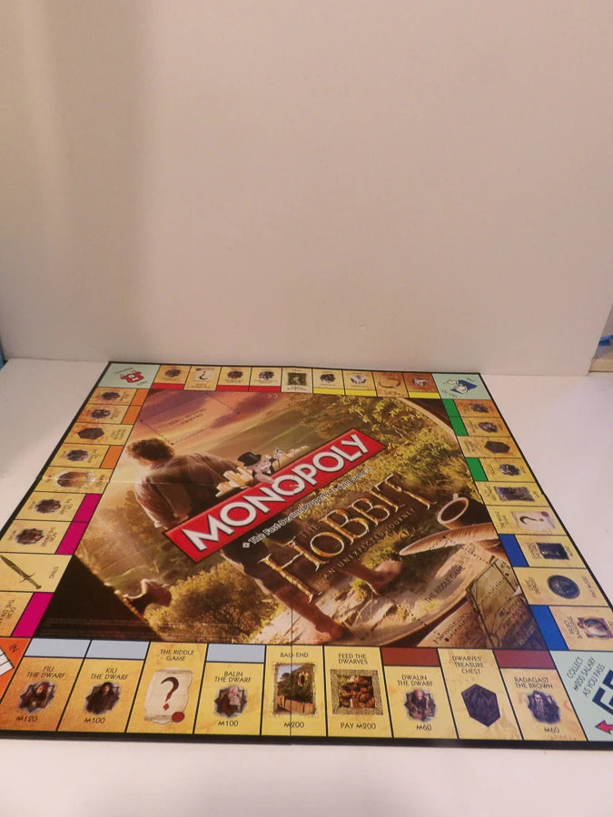 Monopoly - Hobbit - Unexpected Journey - Opened Contents Great Condition - Hasbro Games - Family Property Trading Game image 5