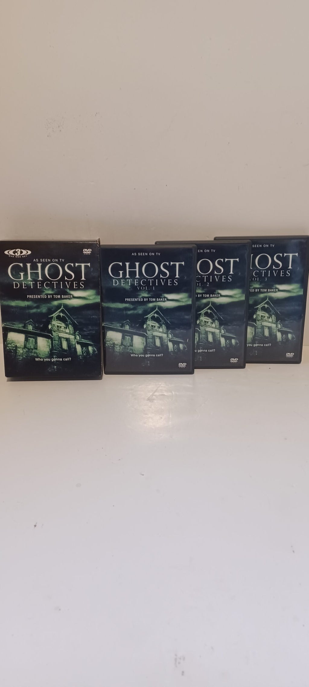 Ghost Detectives | Volumes 1-3 | Tom Baker | DVD Boxset | Discs Retail Condition image 0