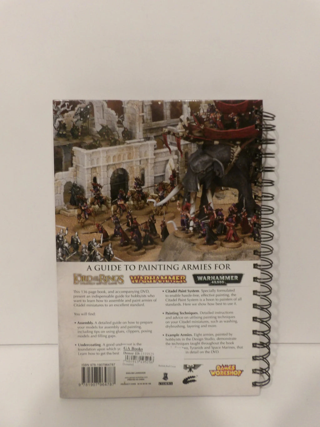 How to Paint Citadel Miniatures - Spiral Bound - 2012 - Games Workshop - As New Condition image 1