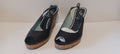 Hoyvoy - Stitch - Wedge Heels - Heel Strap - Black - Brand New - 6/39, Black image