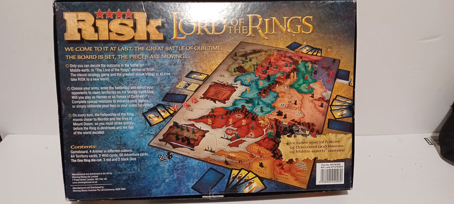 Risk | The Lord of the Rings | Trilogy Edition | 2003 | Will You Conquer Middle-Earth | Retail Shelf Condition image 7