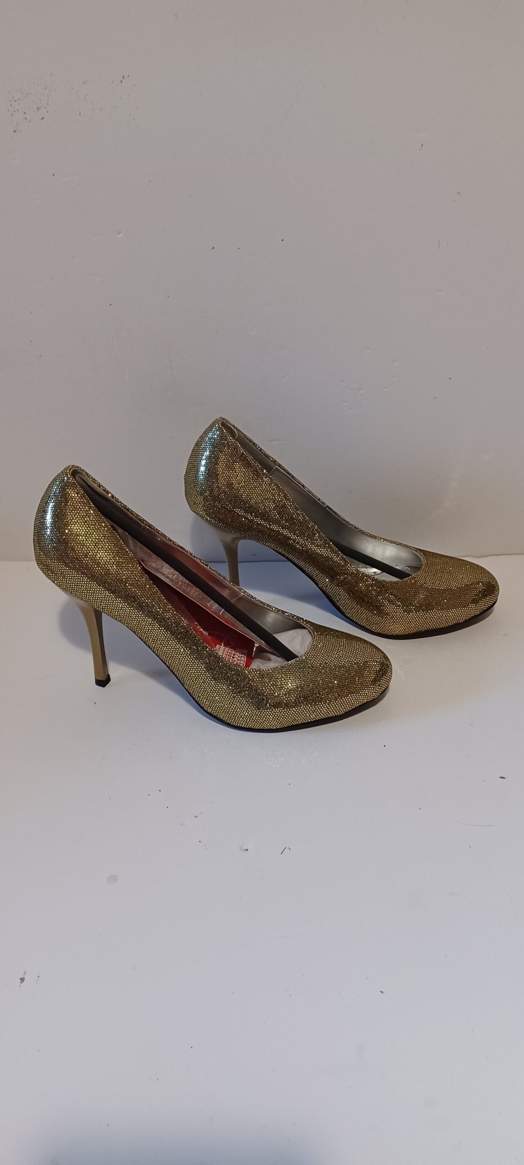 Xti - Zapato - Glitter - Gold - Heels - Brand New image 5