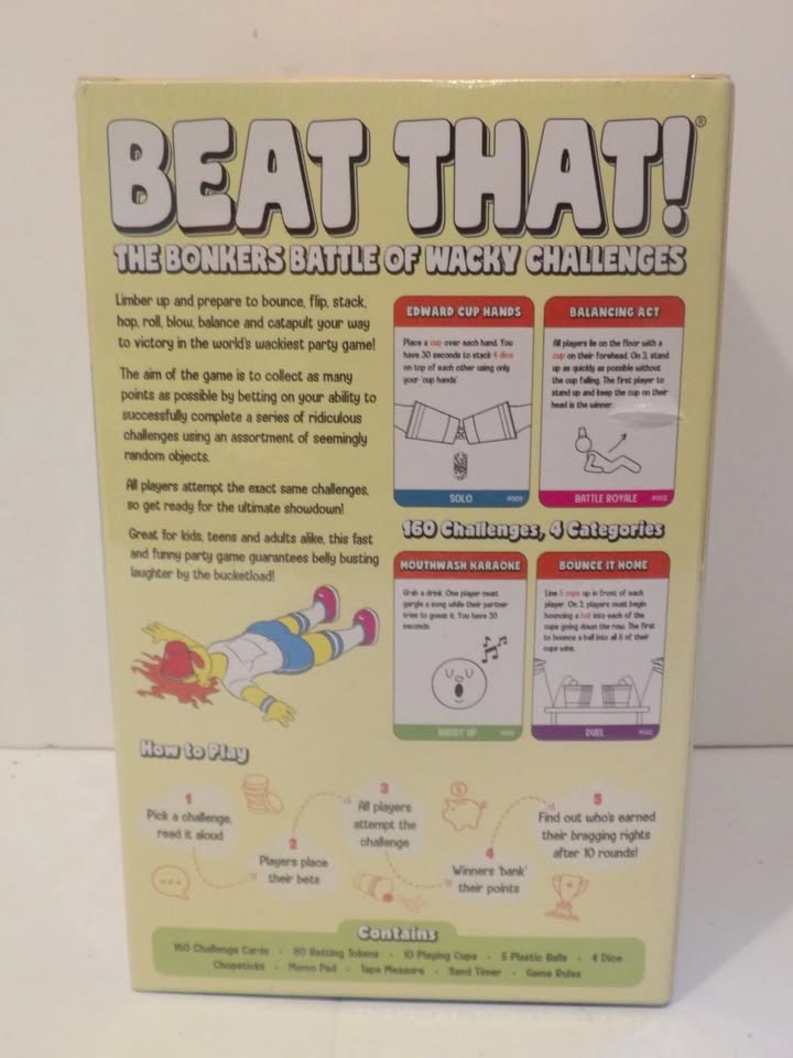 Beat That! The Bonkers Battle Of Wacky Challenges - Brand New Sealed image 1