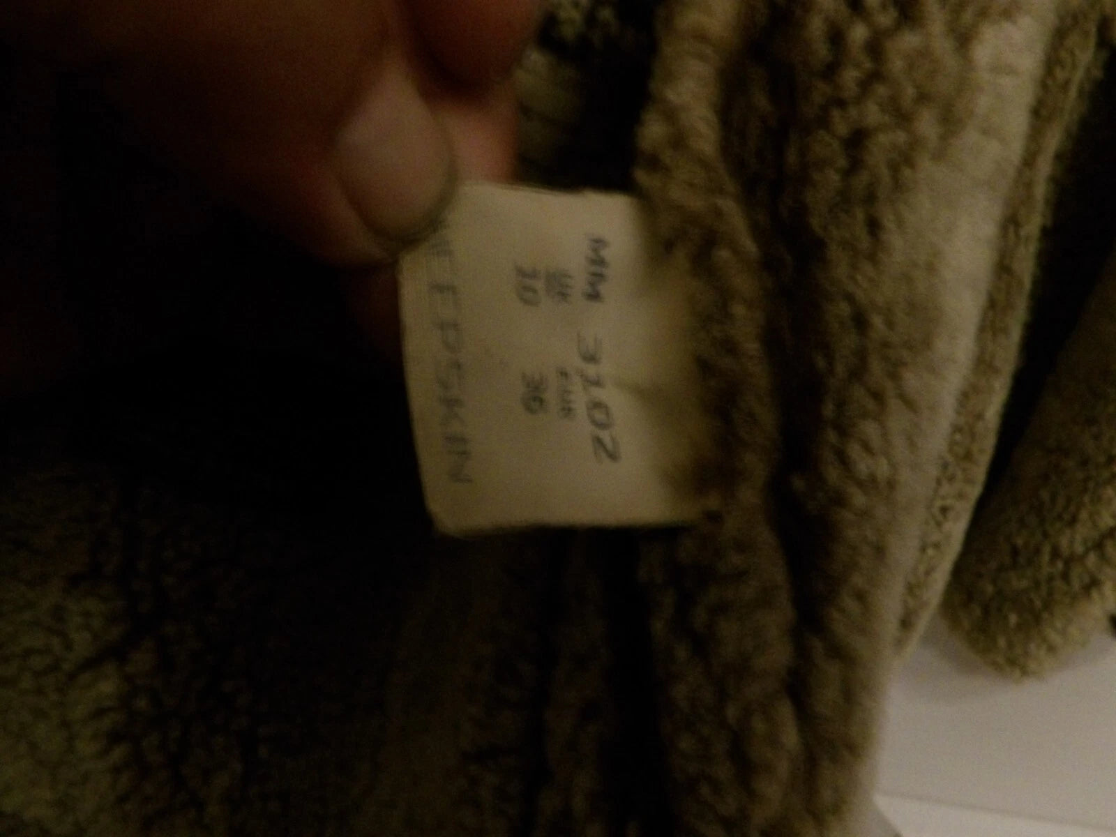 Vintage Leathermaster Brown Faux Shearling Sheepskin Jacket image 4
