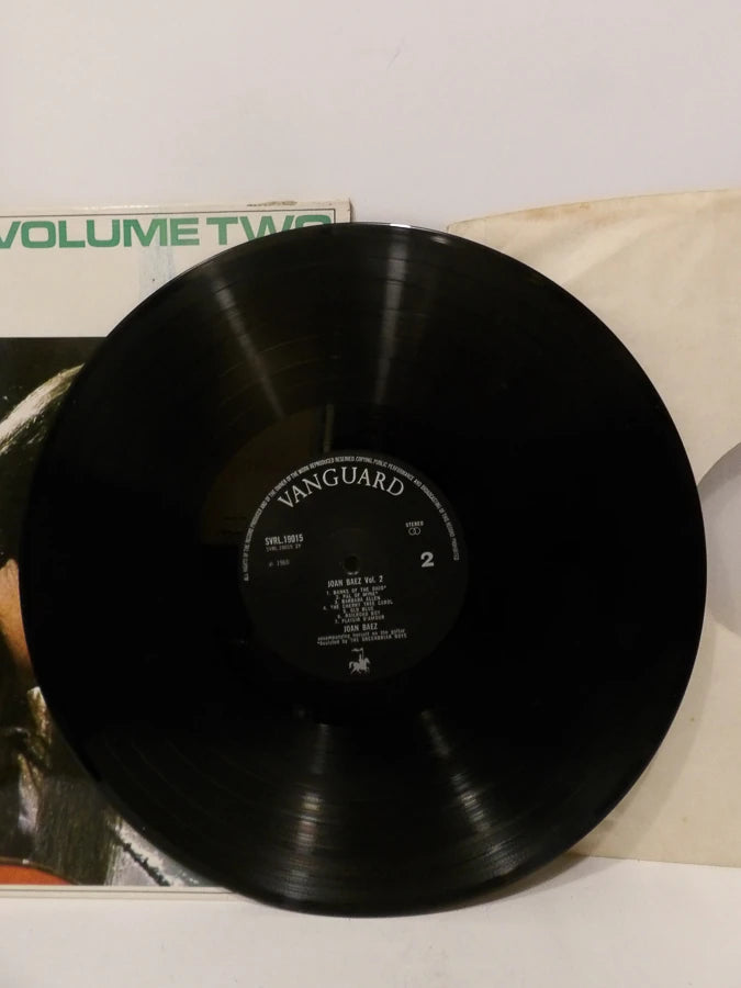 Joan Baez - Joan Baez Vol. 2 - Vanguard - LP - Import - Great Condition image 2