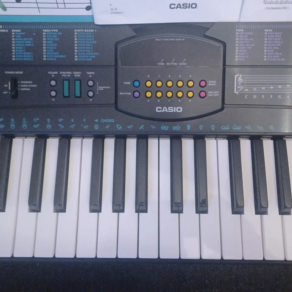 Casio CTK-330 49 Key, 100 Tone, 50 Rhythm Portable Piano Keyboard image 2