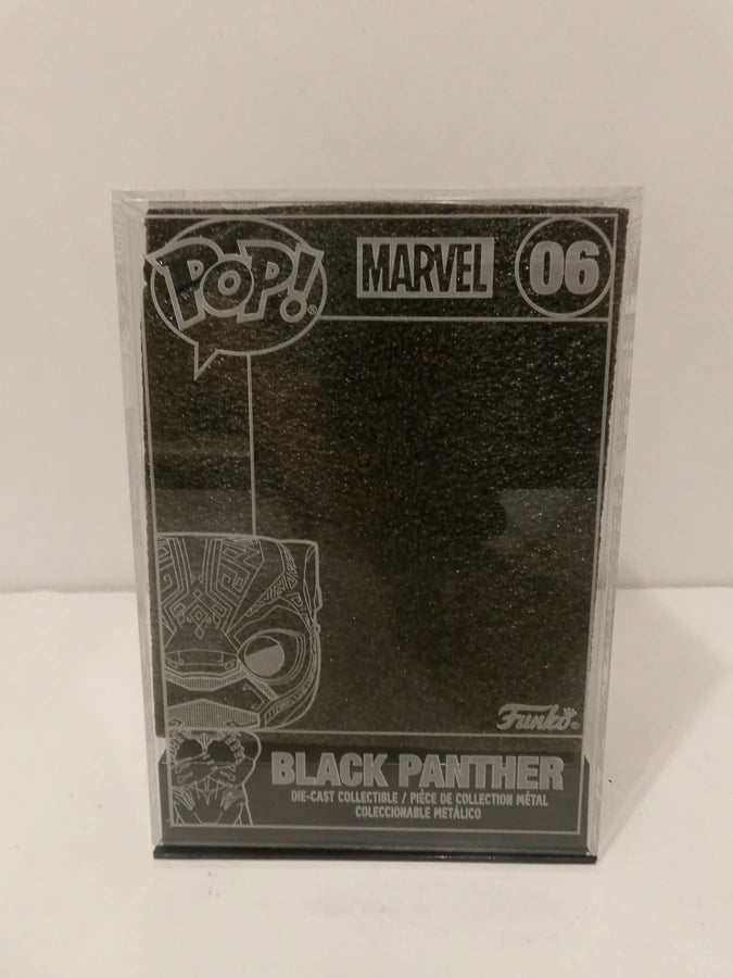 RARE - Funko Pop! | Exclusive 06 | Die Cast | Black Panther | Brand New Sealed image 7