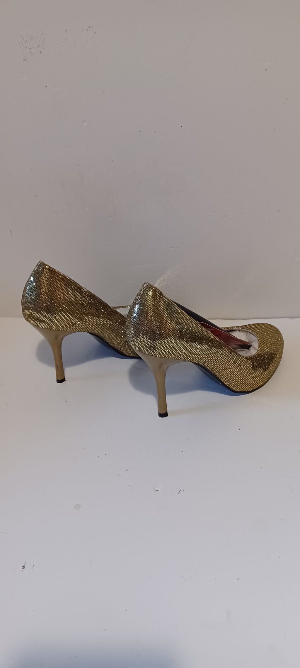 Xti - Zapato - Glitter - Gold - Heels - Brand New image 4