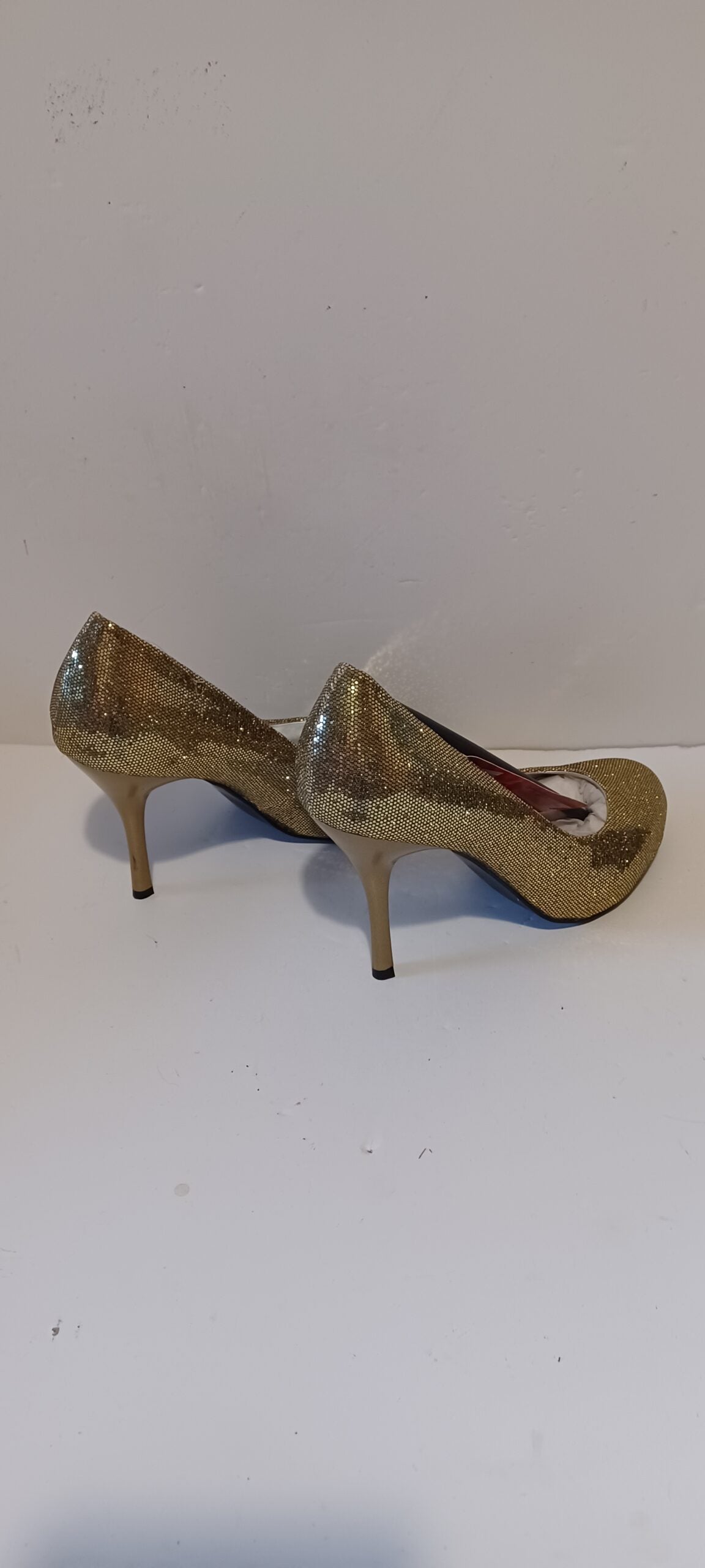 Xti - Zapato - Glitter - Gold - Heels - Brand New image 4