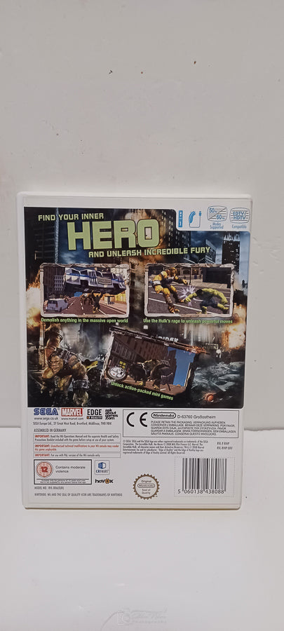 The Incredible Hulk | Game | Action | Adventure | Nintendo Wii | 2008 | Almost Unused Condition image 3