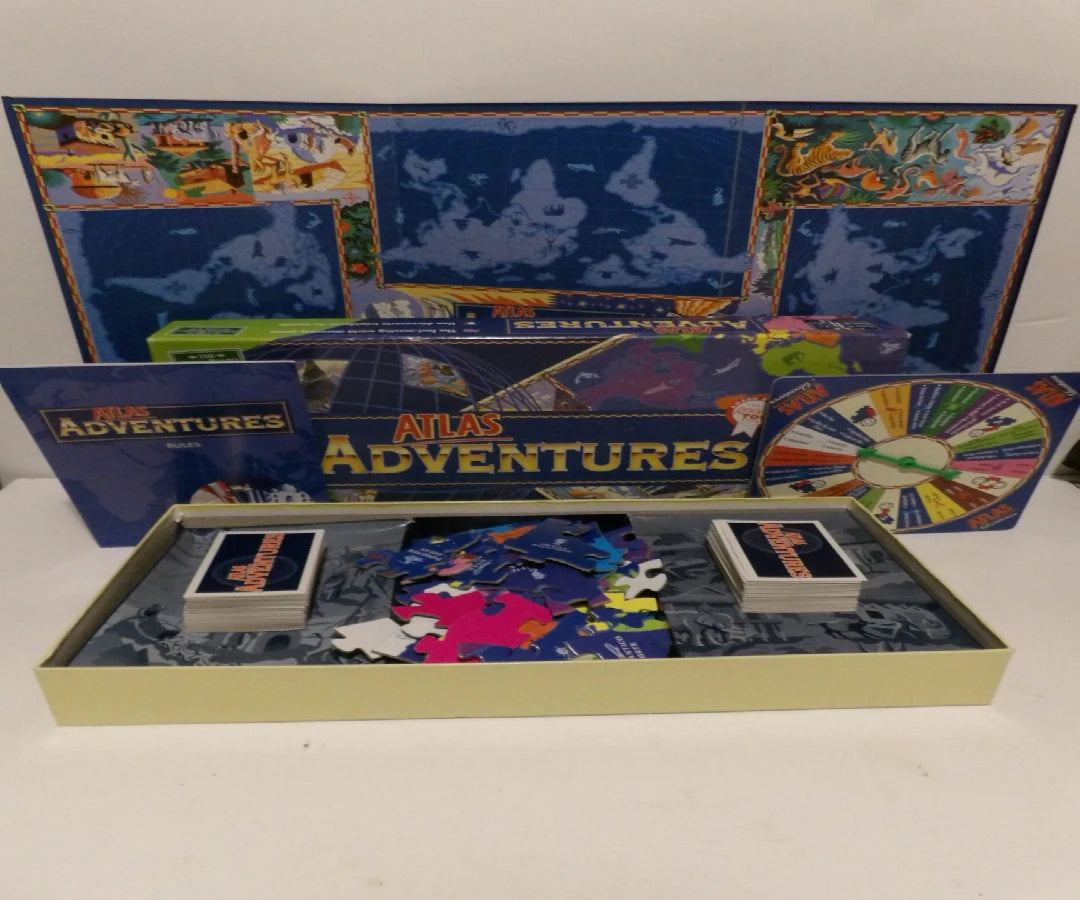 Atlas Adventures - 1996 - The Green Board Game Co - Contents Like New image 5