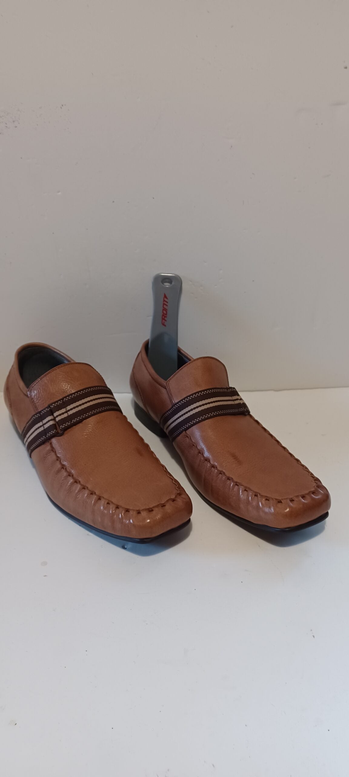 Front - Havana - Mens Shoes - Tan - Brand New image 0