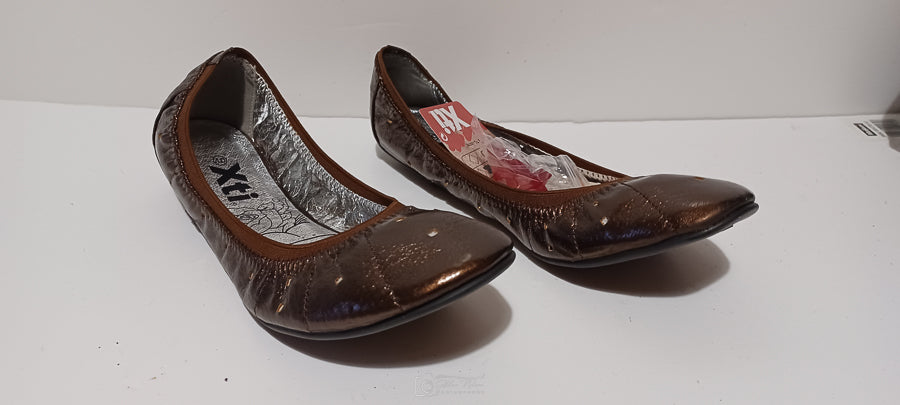 Xti - Zapato - Flat Shoes - Charol - Brand New image 3