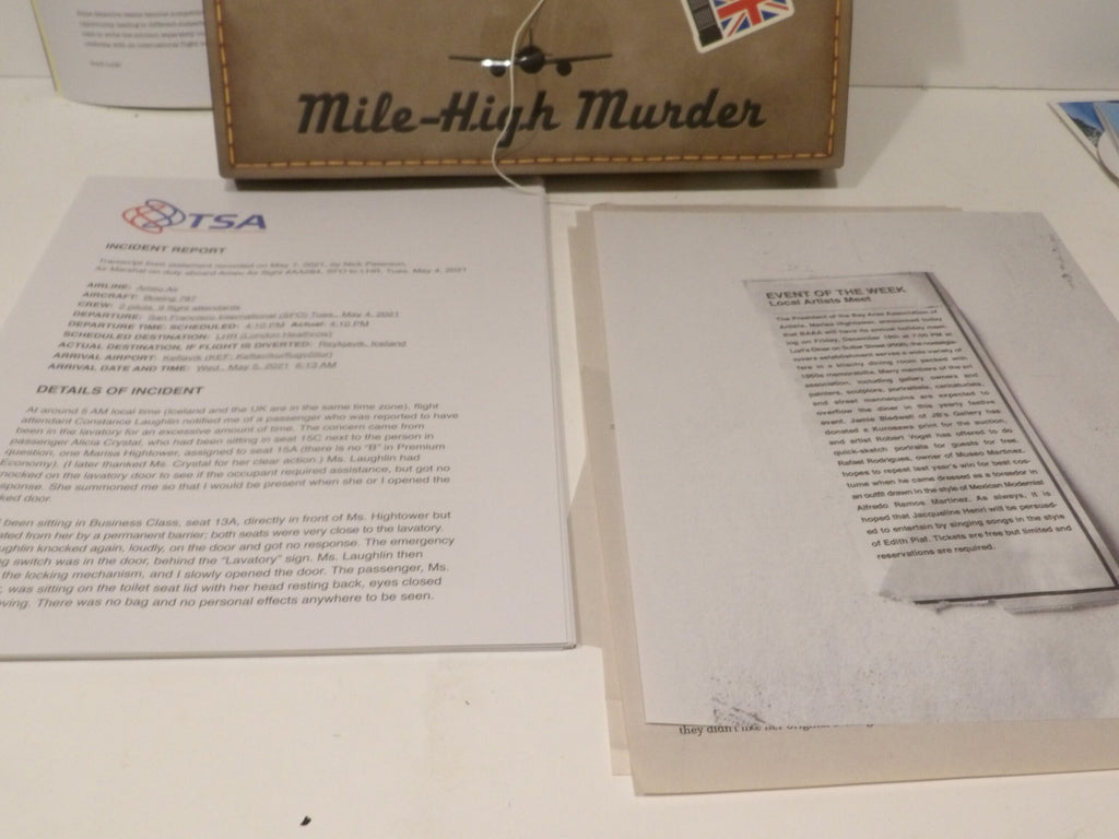 University Games, Murder, Mystery, Party Case Files, Fire in Adlerstein - Great Unused Condition image 3