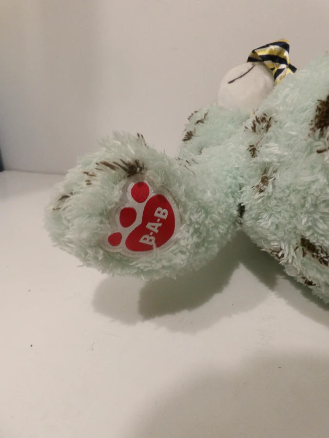 Build A Bear | BAB | BAB Workshop | Baskin-Robbins - Mint Chocolate Chip Bear - Retired image 1