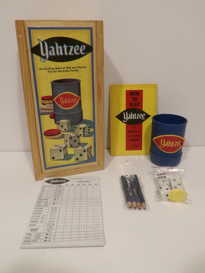 2004 - Hasbro - Parker Brothers - Yahtzee Nostalgia Game Series - Great Condition image 0