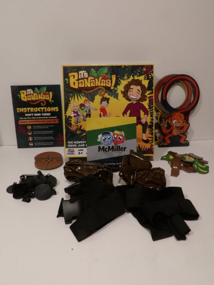 McMiller Entertainment It's Bananas! The Monkey Tail Game - Great Condition image 0